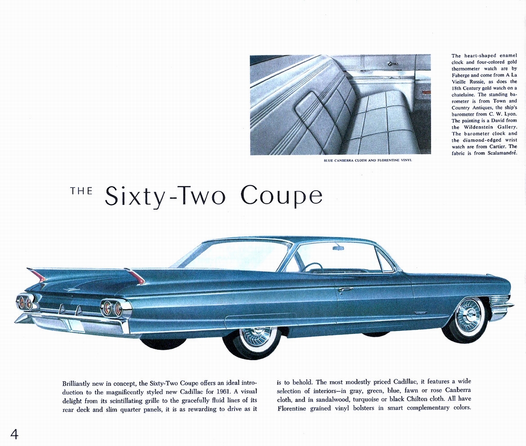 1961 Cadillac Prestige Brochure Page 26